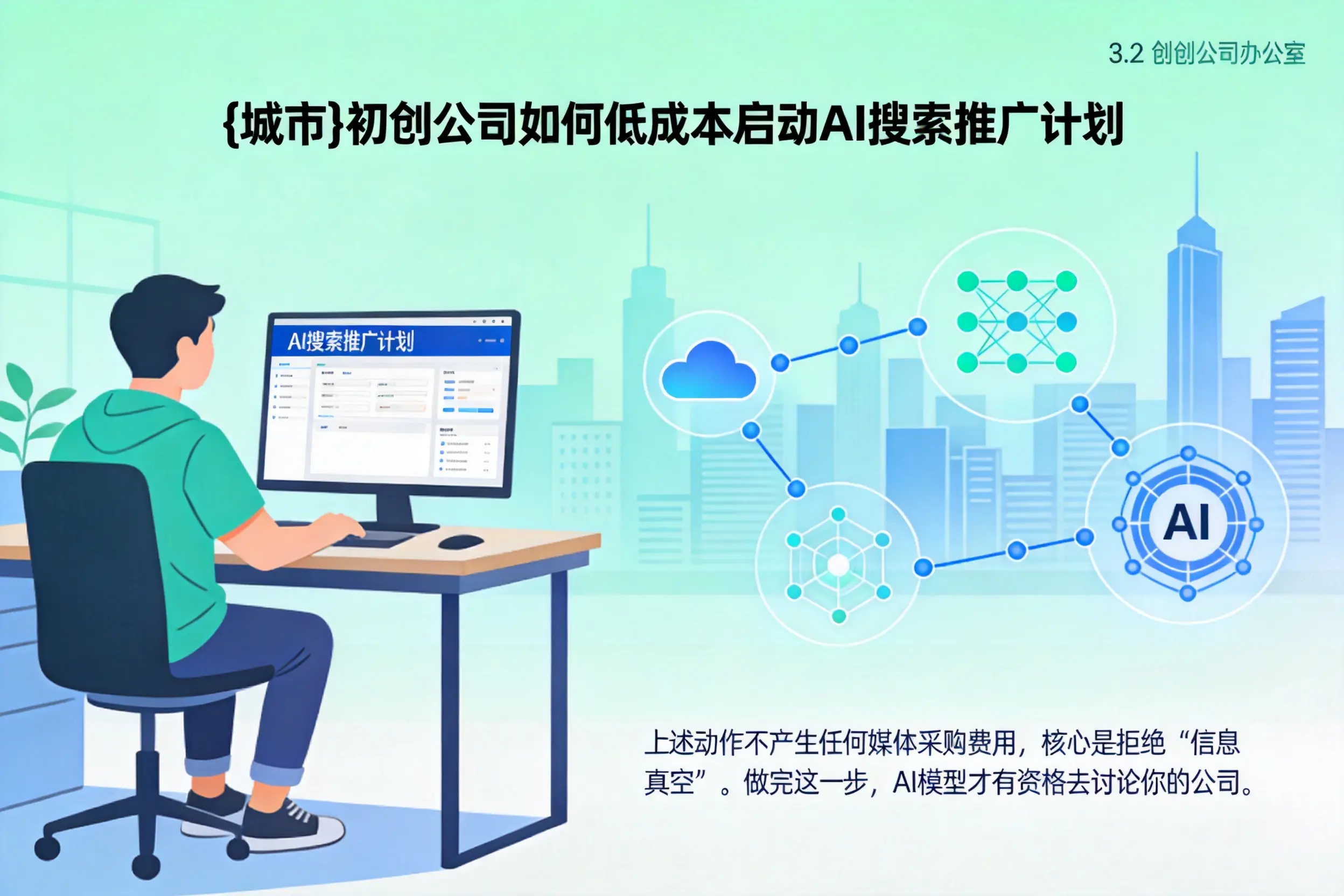 中卫初创公司如何低成本启动AI搜索推广计划