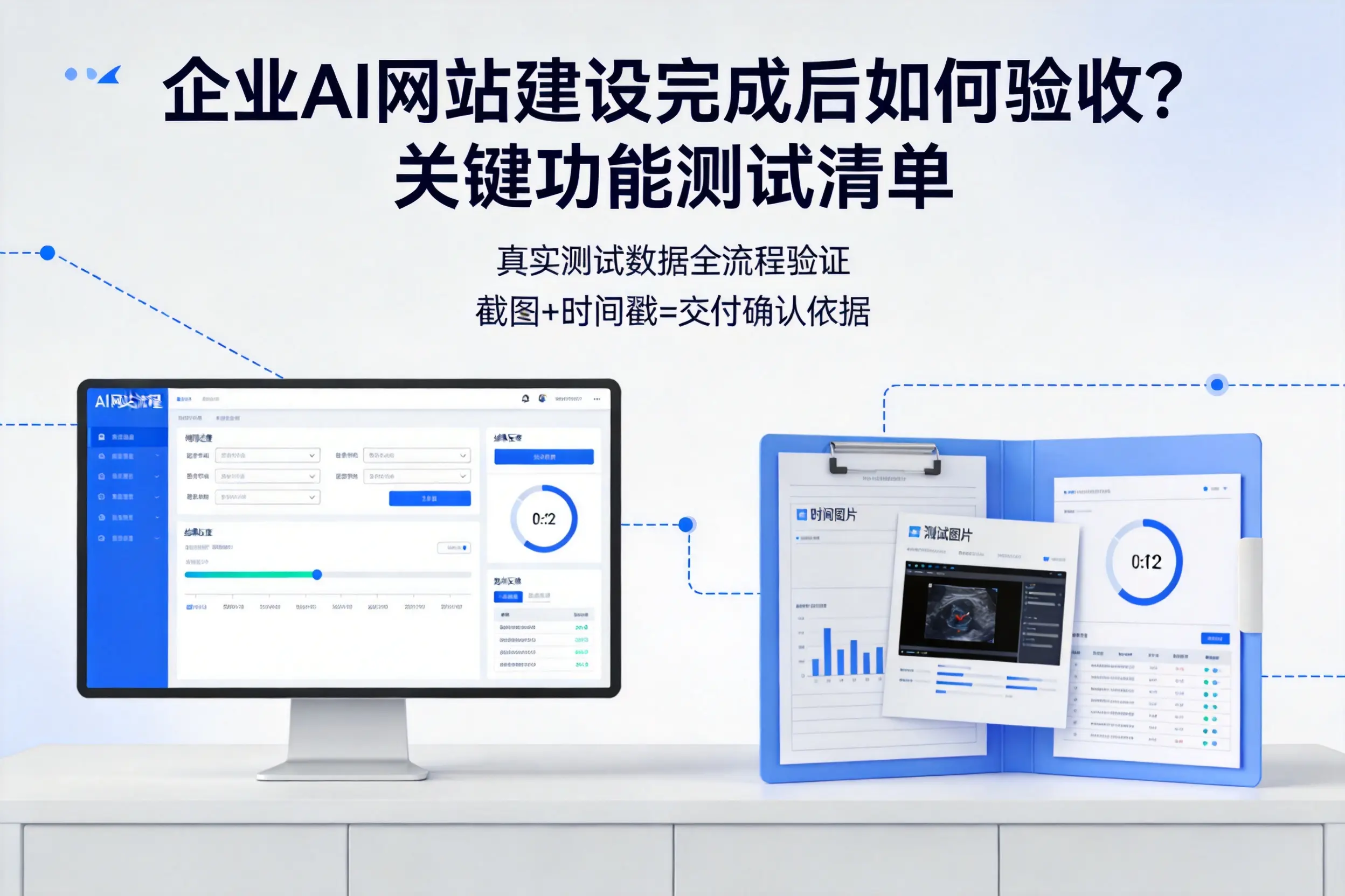 中卫企业AI网站建设完成后如何验收?关键功能测试清单