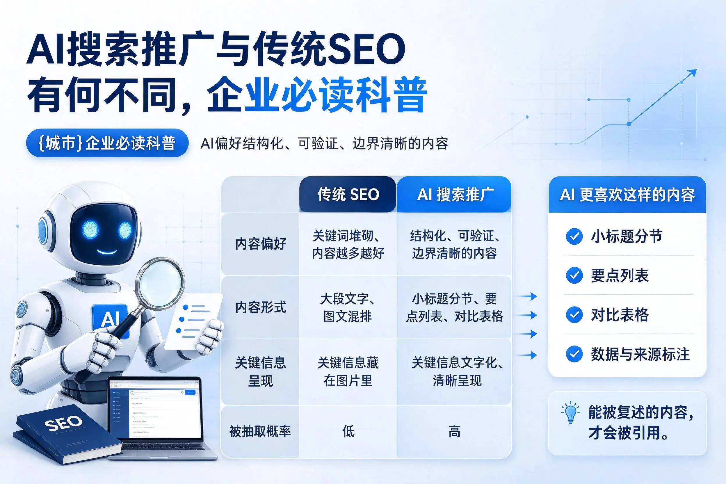 AI搜索推广与传统SEO有何不同,中卫企业必读科普